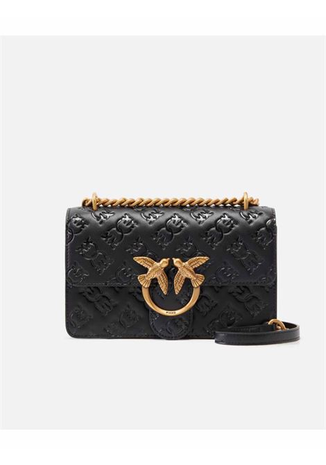 Mini borsa a tracolla Love Bag con logo imprimè PINKO | Borse | 100074 A1YBZ99Q
